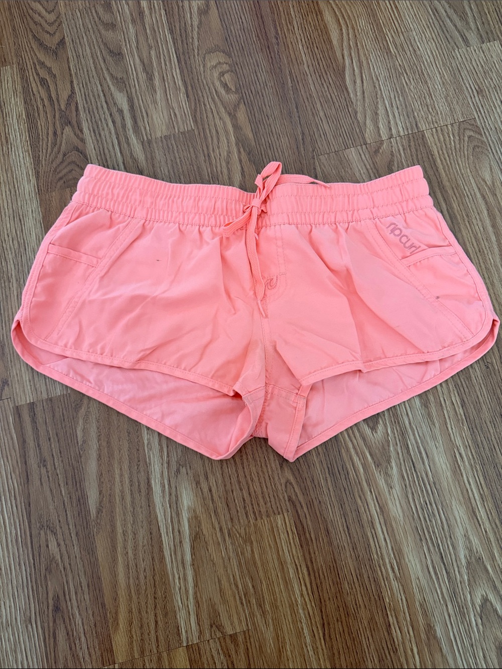 Women's Coral Pink Rip Curl Shorts
